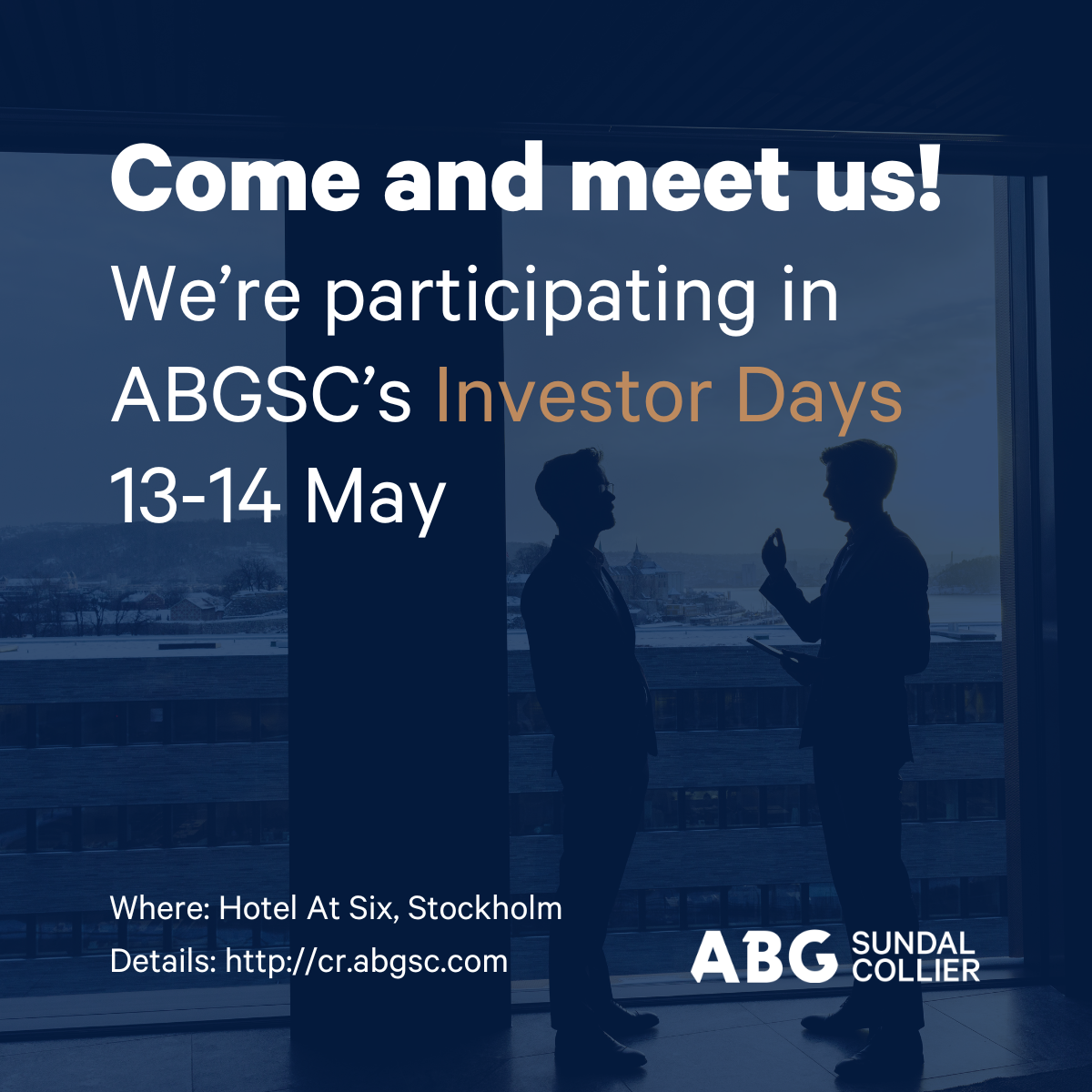 Come and see us
